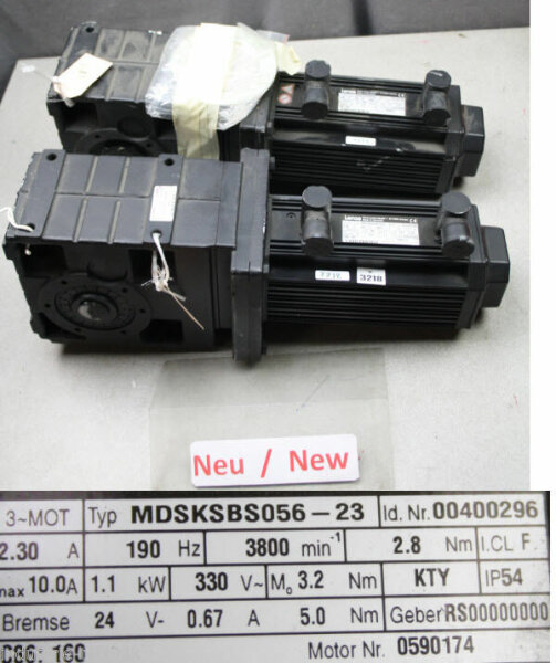 Lenze MDSKSBS056-23 SERVOMOTOR 00400296 SERVO MOTORS
