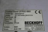 BECKHOFF Control Panel CP7032-0001