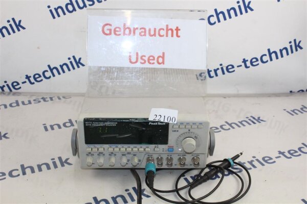 PeakTech 4070 Funktionsgenerator Function Generator mit Frequenzzähler