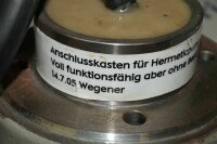 Hermetic N34L-2 Anschluss für Pumpe N34L2