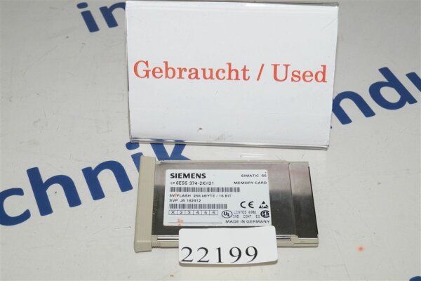 Siemens Simatic  6ES5 374-2KH21 Memory Card 6ES53742KH21