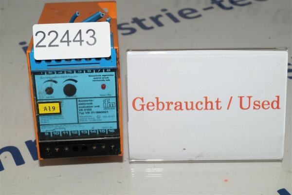 ifm electronic VS 0100 VN31/SN0001 Auswerteelektronik evaluation unit