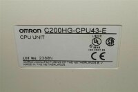 OMRON C200HG-CPU43-E CPU Unit C200HGCPU43E