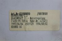 Krones KMR-2.2 Motorregelung Motor Regelung   031000050