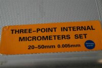 Three-Point Internal Micrometers Set 20-50mm 0.005mm