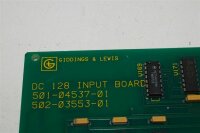 GIDDINGS & LEWIS DC 128 Input Board 501-04537-01     502-03553-01