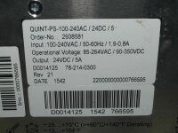 PHOENIX CONTACT QUINT POWER QUINT-PS-100-24DAC/24DC/5 Netzteil  2938581