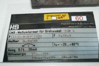 H & B  CMR meßumformer für drehwinkel TGM 4  P14435-0-6321100 Encoder hubner