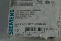 10x Siemens 3SB3901-1BA  LED-Lampe Gelb Yellow