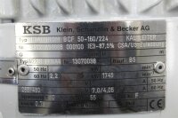 KSB ETACHROM BCF 50-160224 Blockpumpe 0903243494  Kreiselpumpe EDELSTAHL