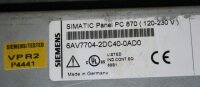 SIMATIC PANEL PC 870 6AV7704-2DC40-0AD0 Industrie pc