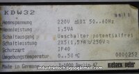 Kieback und Peter KDW 32 Zeitschaltuhr Schaltuhr Uhr  KDW32 GEBRAUCHT