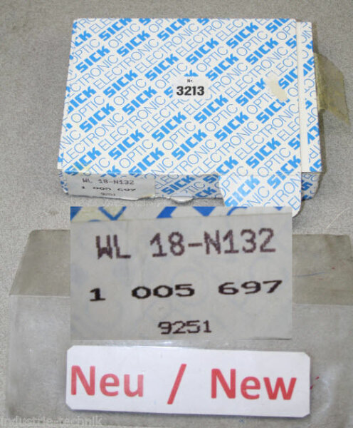 SICK WL18-N132 REFLEX PHOTOELECTRIC 1005697 Reflexions Lichtschranke