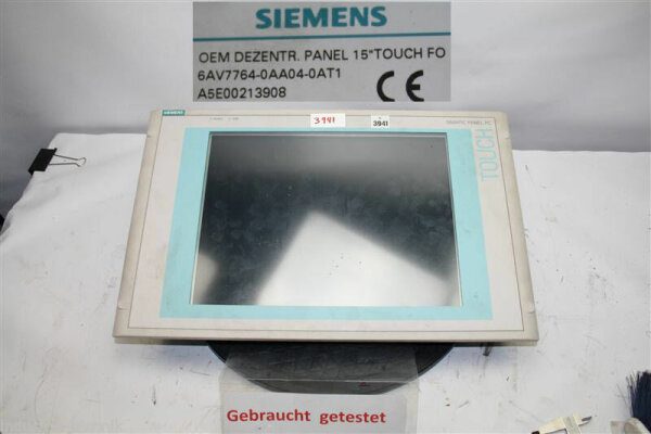Siemens Simatic S7 6AV7764-0AA04-0AT1 OEM Dezentral Panel 15 A5E00213908