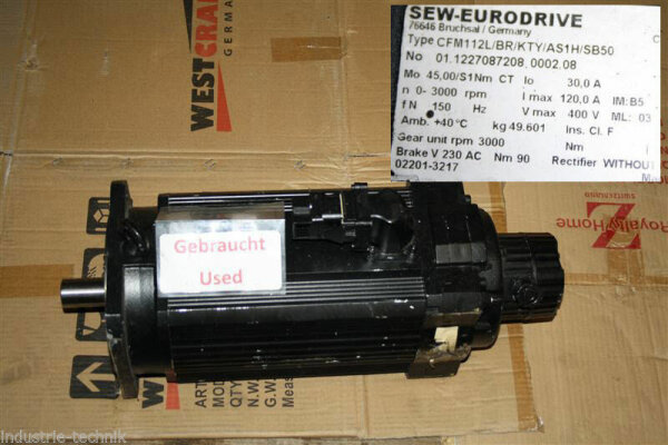 sew CFM112L/BR/KTY/AS1H/SB50  SERVOMOTOR