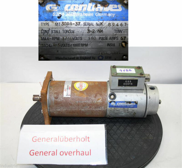 Contraves MT 30Z4-37 ,  MT30Z4-37  servomotor DC MOTOR