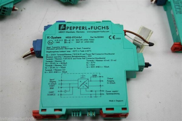 Pepperl Fuchs KFD-STC4-Ex1  122580 Transmitter power Transmitterspeisegerät top