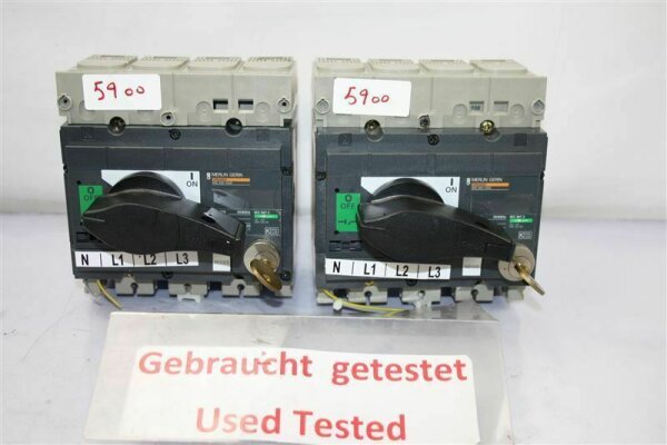 MERLIN GERIN  Hauptschalter Leistungsschalter INS 250-100A