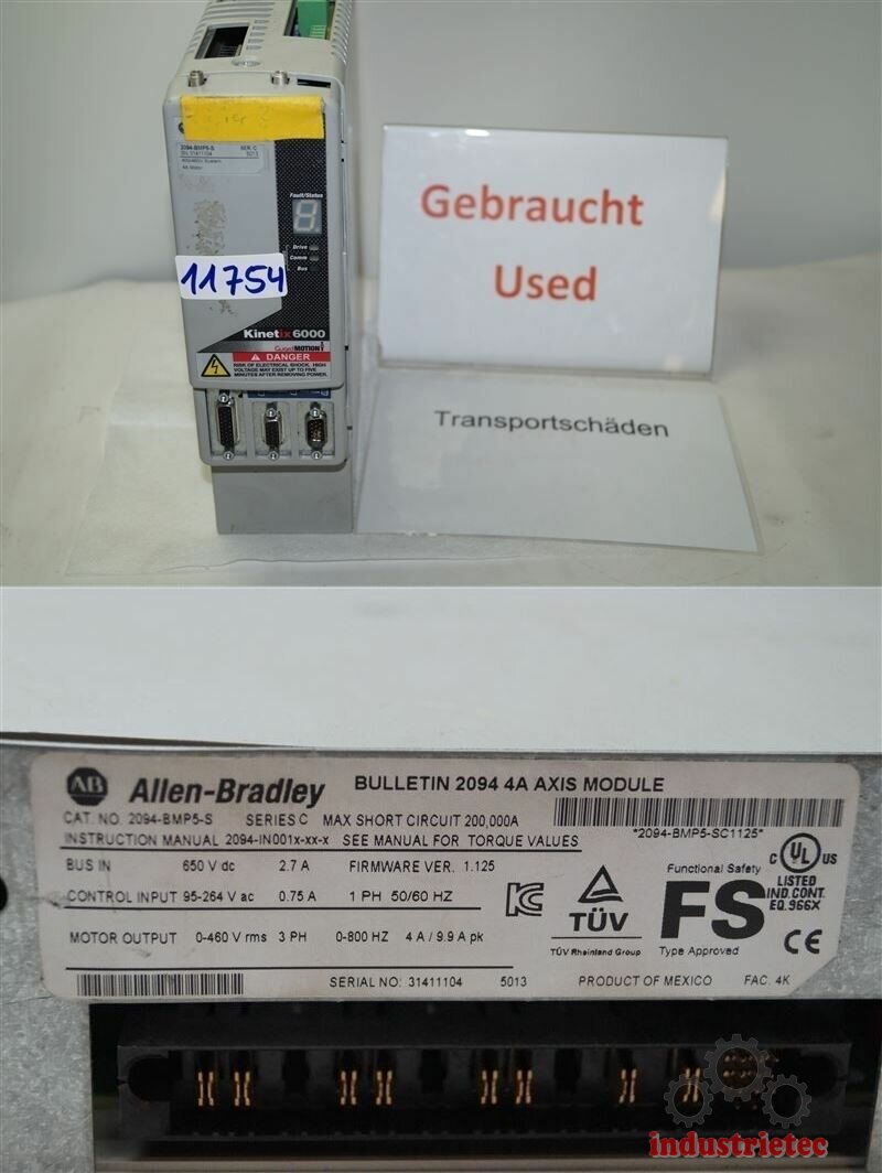 Allen bradley 6000 2094 4A Axis Module 2094BMP5S, 370,00