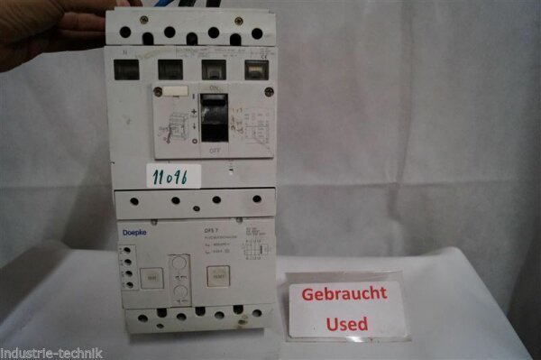 Doepke DFS 7  Fehlerstrom-Schutzschalter DI-Schutzschalter  160A