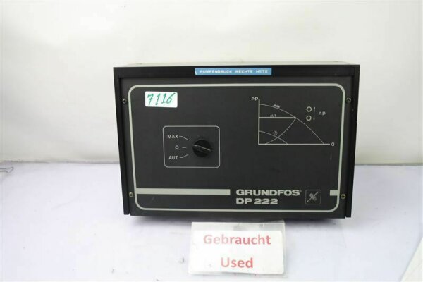GRUNDFOS Deltatronic  DP222 Konstantdruckregler und Drehzahlsteuerung