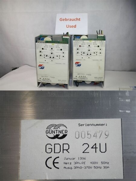 Güntner GDR 24U Sinusregler Wechselregler Drehzahlsteller GDR24U