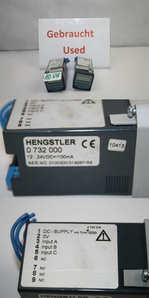 Hengstler 0732000  2-kanaliger Multifunktionszähler tico 007