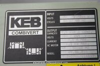 KEB COMBIVERT 09.56.210 Frequenzumrichter 0956210