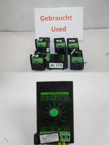 Murrelektronik 67502  Potentiometerbaustein  murr Stromregler Interface