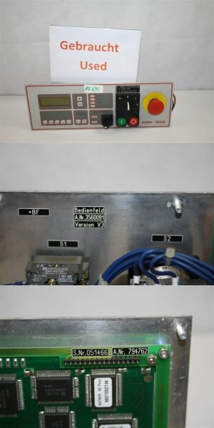 Rofin sinar bedienfeld 3560091  bedienpanel