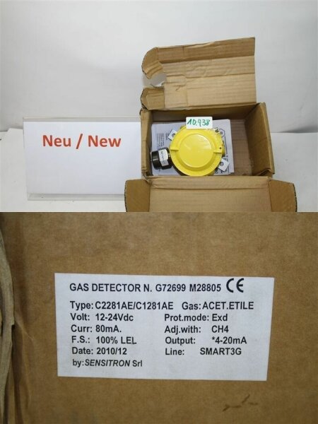 SENSITRON GAS DETECTOR C2281AEC1281AE  GAS DETEKTOR ACET ETILE