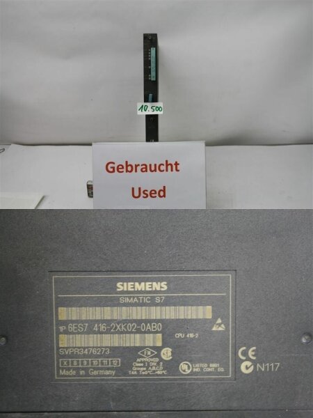 SIEMENS 6ES7 416-2XK02-0AB0   soft V3.1.0  6ES7416-2XK02-0AB0