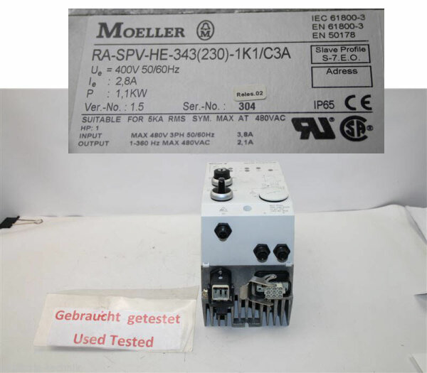 MOELLER Rapid Link Switching RA-SPV-HE-343(230)-1K1/C3A Motorstarter