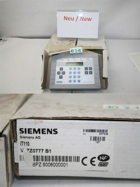 siemens CERBERUS IT110  IT 110  Brandschutzsystem operator panel