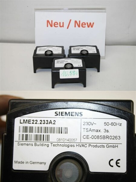 SIEMENS LME22.233A2  Steuergerät HVAC LME22233A2  NEU