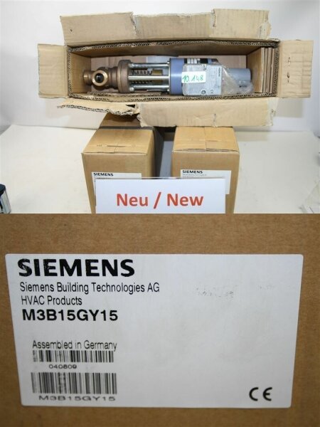 SIEMENS M3B15GY15 Schraubbare 3-Wege-Ventil Threaded 3-port valve  HVAC