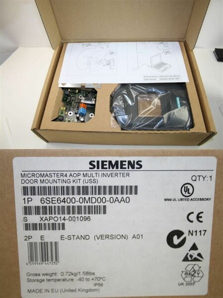 SIEMENS Micromaster  6SE6400-0MD00-0AA0 ORDER 6SE6400-5KC00-1AP0