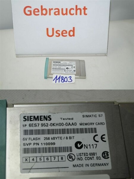 Siemens Simatic S7 Memory Card 6ES7952-0KH00-0AA0