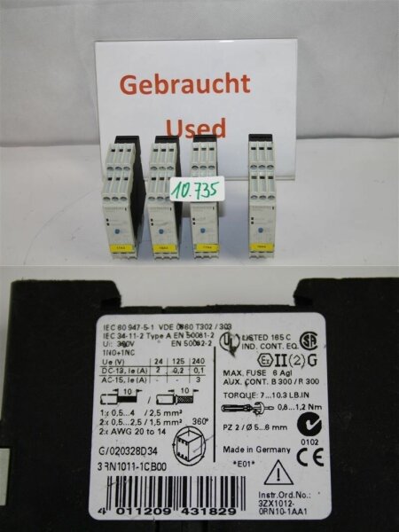 Siemens Sirius 3R Motorschutz-Relais 3RN1011-1CB00 3RN1 011-1CB00