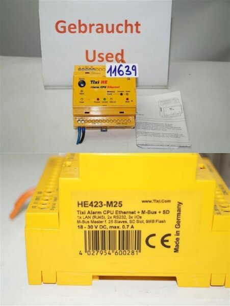 Tixi  HE alarm CPU ethernet  HE423-M25