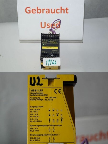 Truck Multisafe MS31-LIU  signaltrenner isolation amplifier