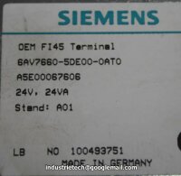 Siemens Simatic FI45 Terminal Panel 6AV7660-5DE00-0AT0