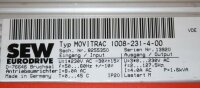 SEW Eurodrive Movitrac 1008-231-4-00 Frequenzumrichter 230 v Zwei phase 220v