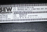 SEW Movidrive MDX60A00155A3400 Frequenzumrichter MDX60A0015-5A3-4-00  2,8 kva 08