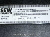 SEW Movidrive MDX60A00755A3400 Frequenzumrichter MDX60A0075-5A3-4-00  11,2 kva 0