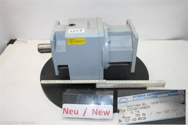 Stöber i=14 getriebe für getriebemotor c202q0140mq20 200nm