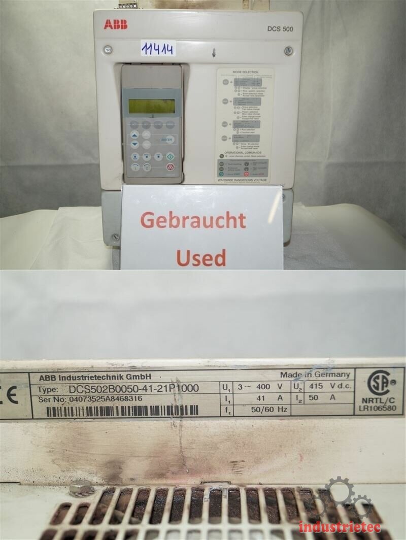 ABB DCS500 DC DRIVE DCS502B0050-41-21P1000 - Industrie Ersatzteile