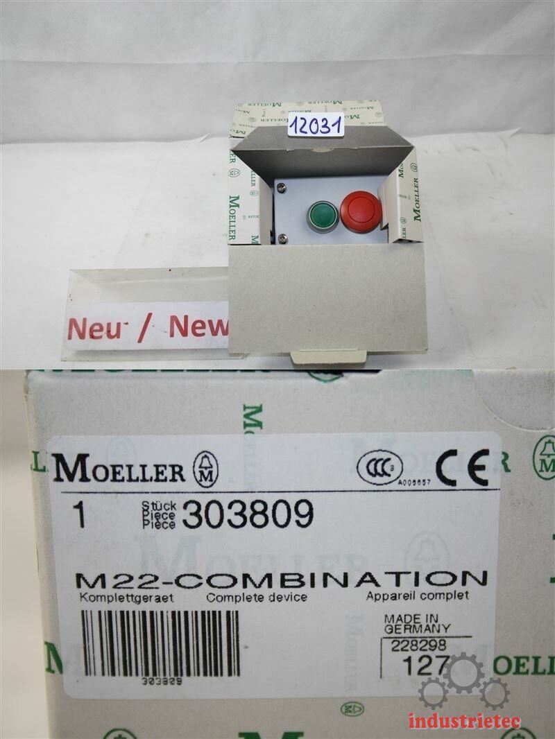 Eaton M22-PV/KC11/IY Not-Aus-Taster 1S1Ö Aufbau | online kaufen