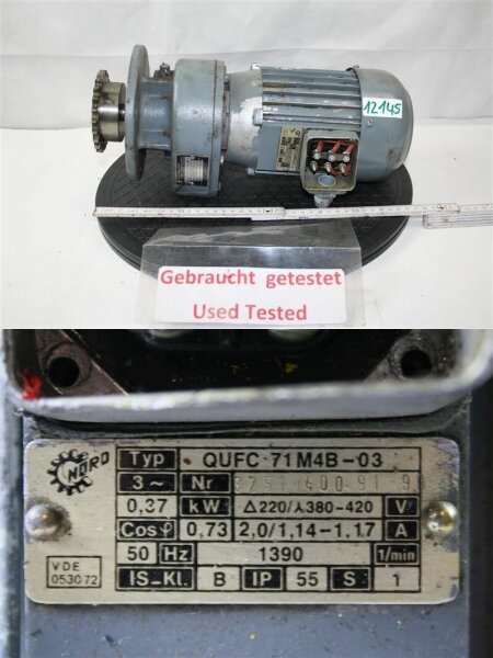 NORD 0,37 kw   27 min  getriebemotor  fehlt deckel