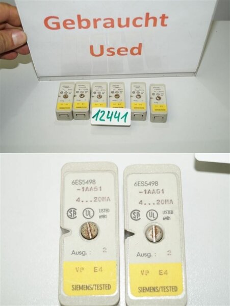 Siemens-S5-6ES5498-1AA51 Messbereichsmodul-4-20mA 